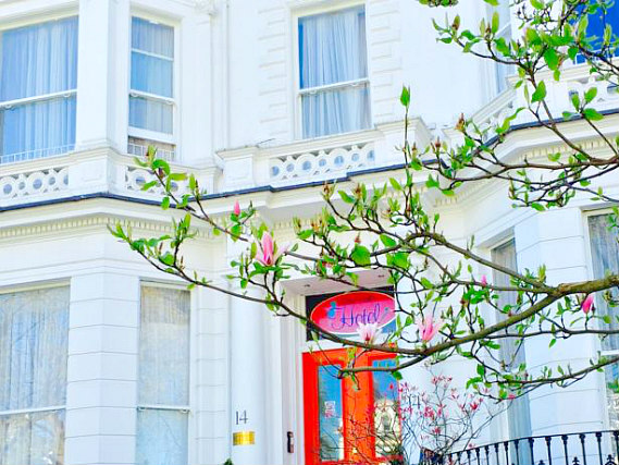 The exterior of Bluebells Hotel