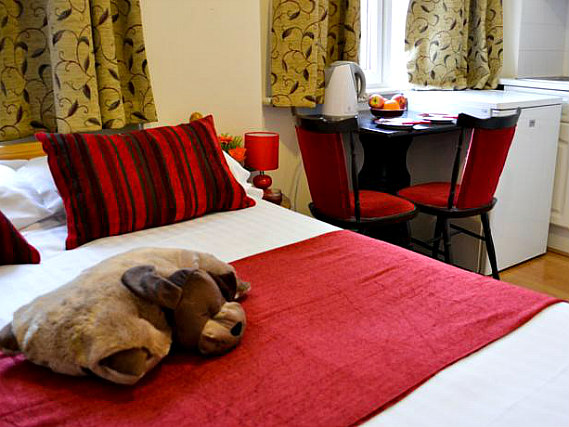 A room at The Bridge Hotel