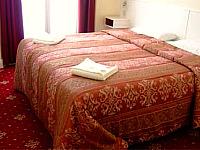 A typical double room at Melbourne House Hotel