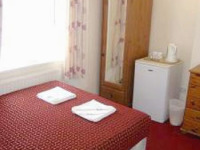 One of the twin rooms at the Golden Strand Hotel