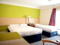 A Typical Double Standard Room at Queens Hotel