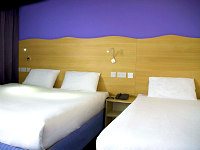 Triple rooms are great for friends and family sharing