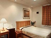Double room at Sleeping Beauty Hotel. All rooms feature satellite TV and wireless internet access