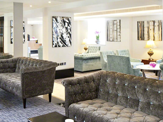 Relax in the lounge area
