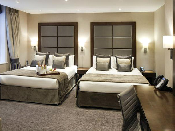 Families and friends can share a quad room