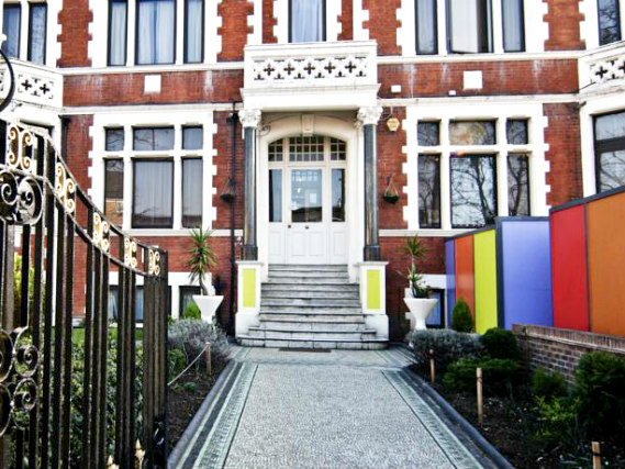 An exterior view