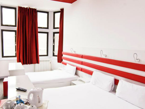 Families and friends can share a triple room