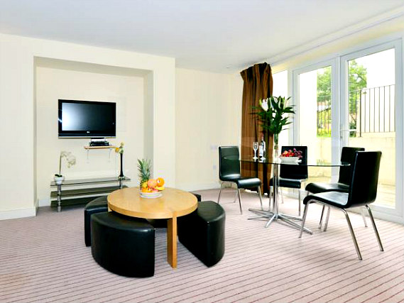 Relax in the lounge area