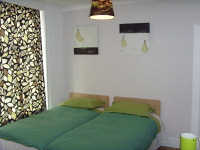 A typical twin room at the Dani Hotel London