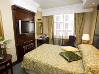 A typical double room at Hyde Park Premier Hotel