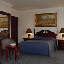 A double room at Britannia International Hotel Docklands