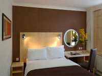 A typical double room at the Strand Palace Hotel