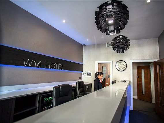 There is a 24-hour reception at The W14 Hotel London