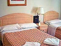 A twin room at the Fairway Hotel