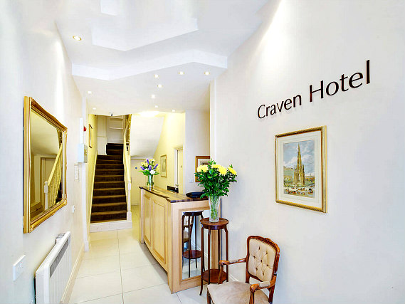 There is a 24-hour reception at Craven Hotel
