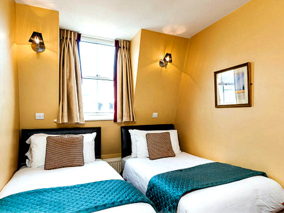A twin is great for two guests