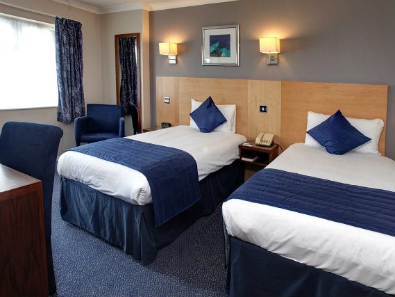 A twin is great for two guests