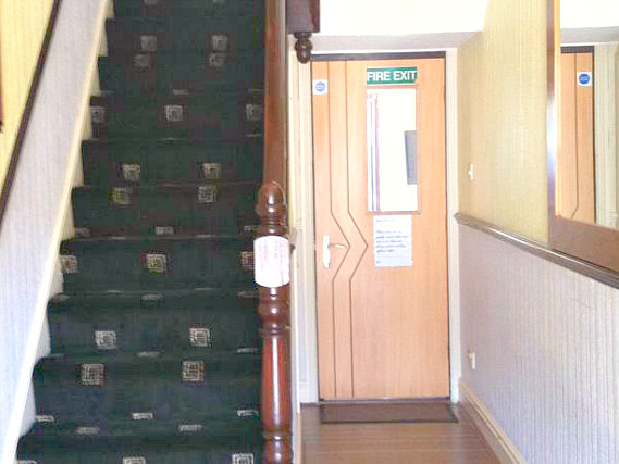 Stairs at Aberdeen Guest House London