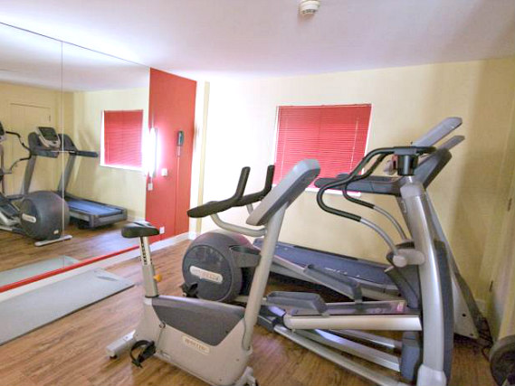 Gym at Secret 3 Star Hotel North London