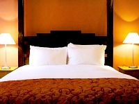 A typical double room at The Tudor Lodge