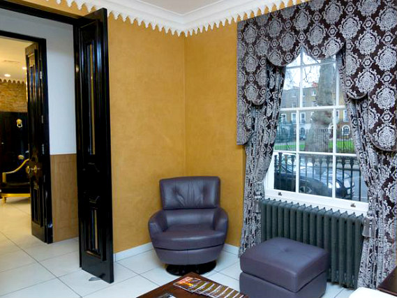 Relax in the lounge area