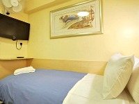 Single rooms are spacious and fresh