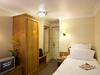 A Typical Single Room at Hyde Park Towers Hotel