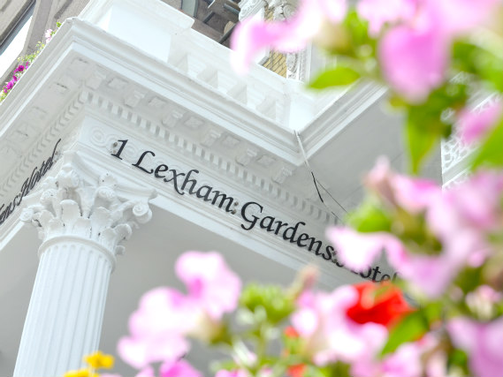 The exterior of Lexham Gardens Hotel