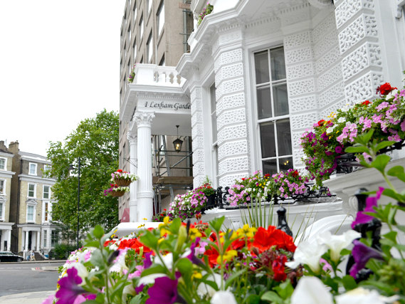 The outside of Lexham Gardens Hotel