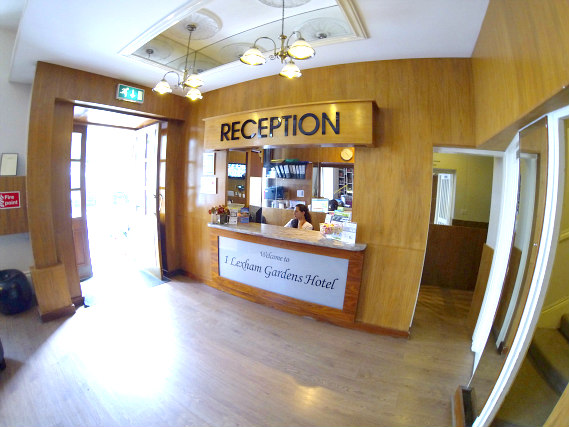 There is a 24-hour reception at Lexham Gardens Hotel