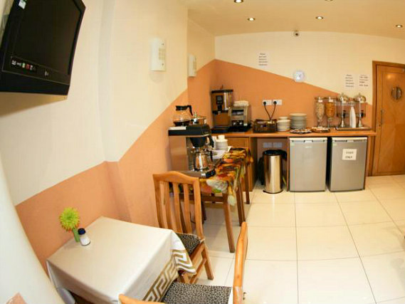 You can eat at Kensington Suite Hotel