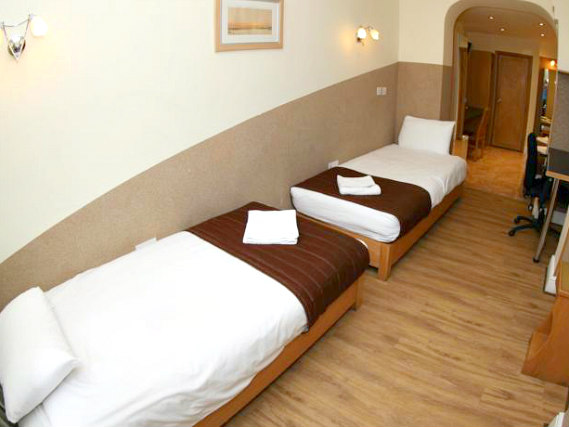 A twin is great for two guests