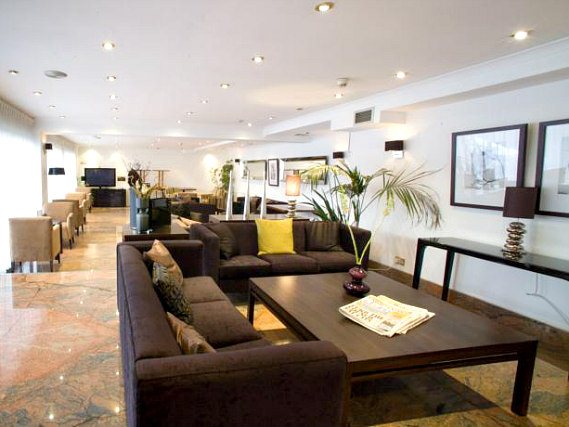 Relax in the lounge area
