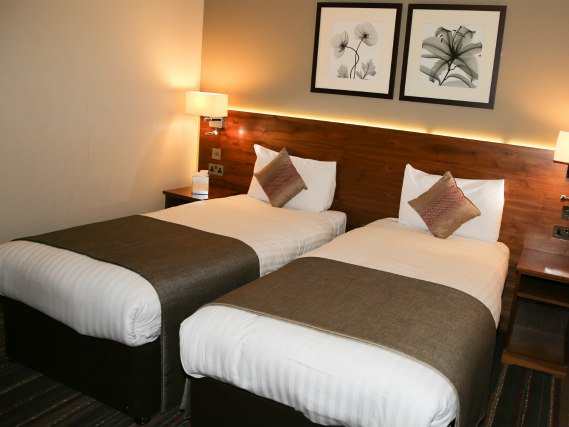 A twin is great for two guests