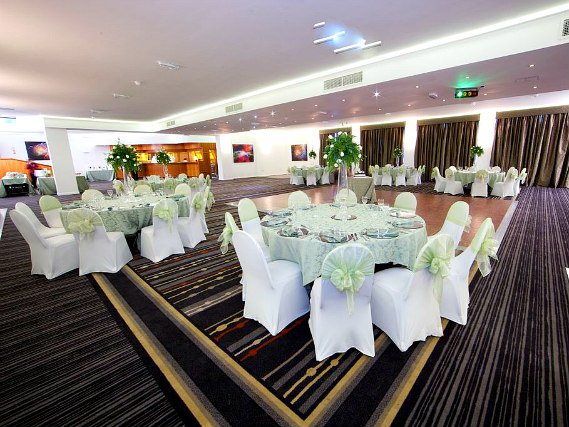 The wedding venue at Best Western Palm Hotel London