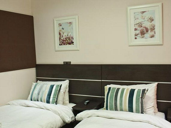 A twin is great for two guests