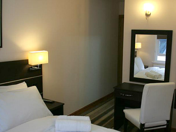A typical room at BayTree Hotel