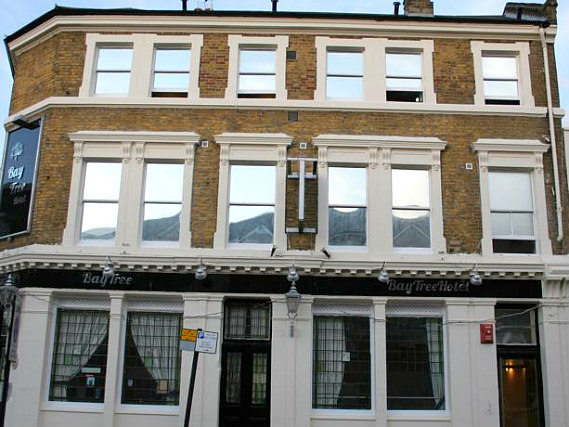 The exterior of BayTree Hotel