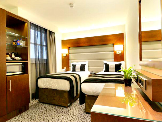 A typical twin room