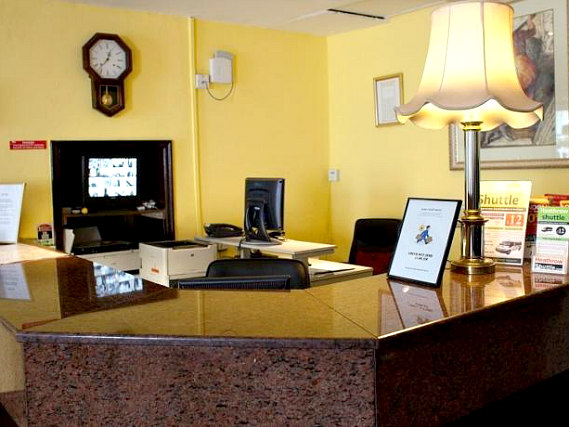 The reception area at Rose Court Marble Arch
