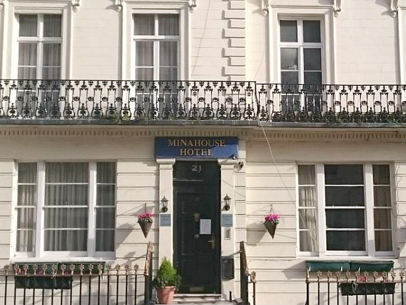 The outside of Mina House Hotel London
