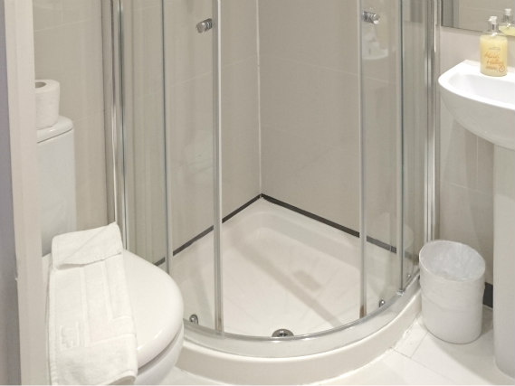Enjoy the privacy and convenience of your own private bathroom