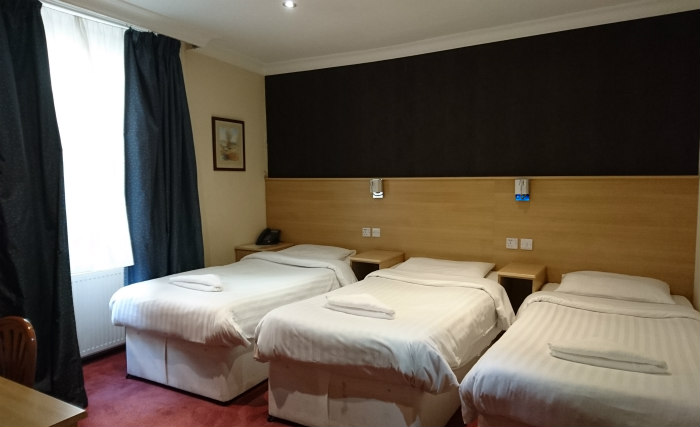 Triple rooms are great for friends and family sharing