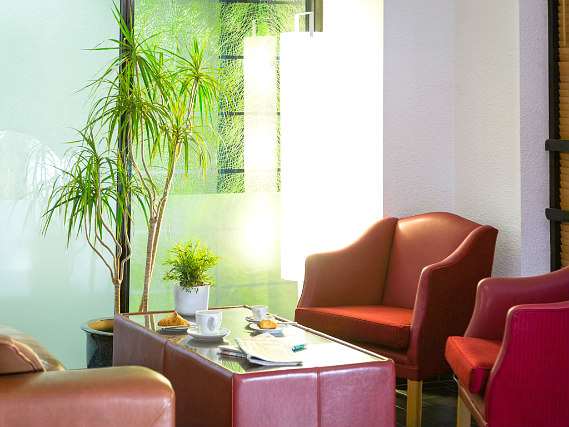 Relax in the lounge area