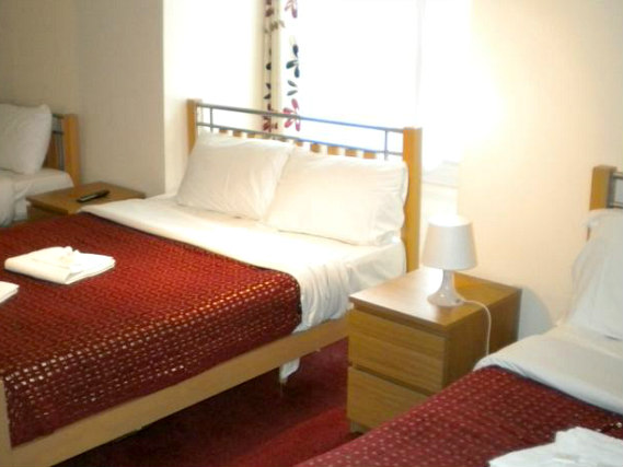 A typical family room at Golden Strand Hotel