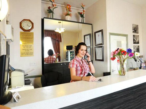 There is a 24-hour reception at Dover Hotel London