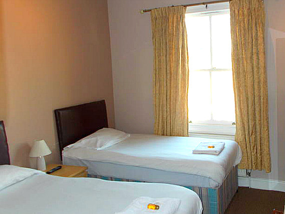 A twin is great for two guests