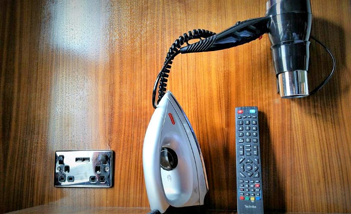 Most rooms have desks at the Chester Hotel Victoria