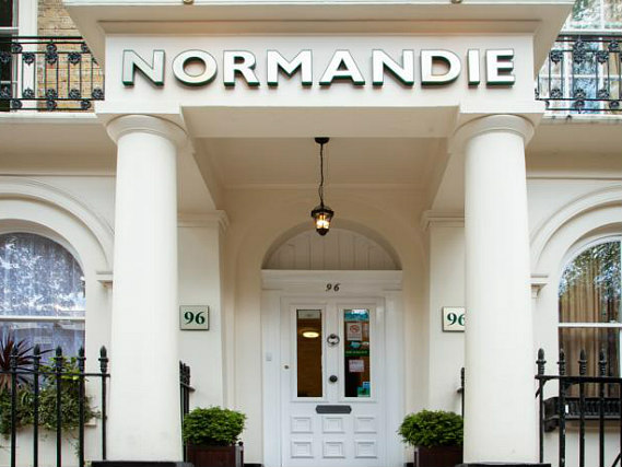 The exterior of Normandie Hotel London