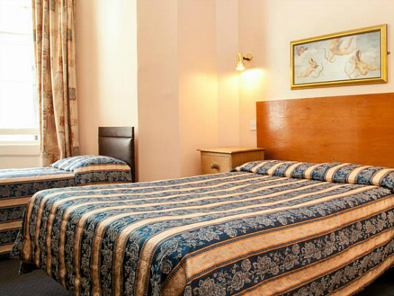A room at Normandie Hotel London